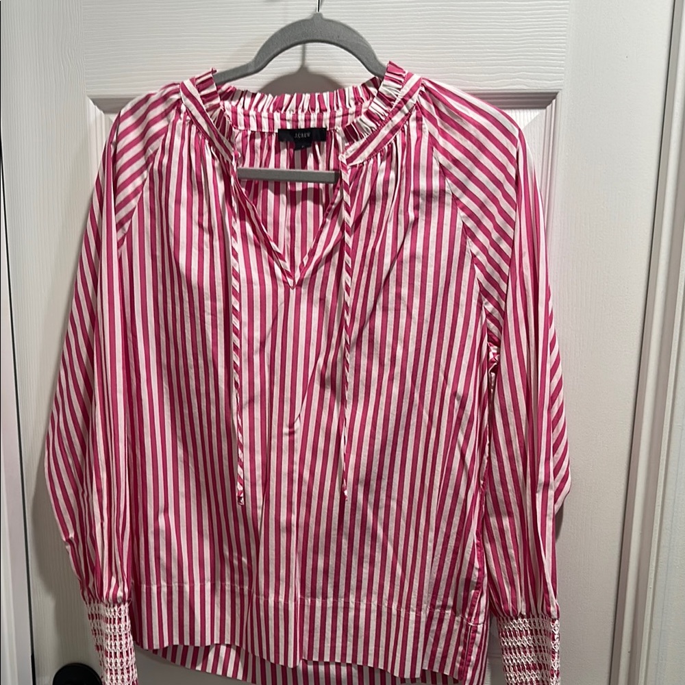 Pink Striped Women's Top